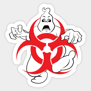 Ghostbiohazard Sticker